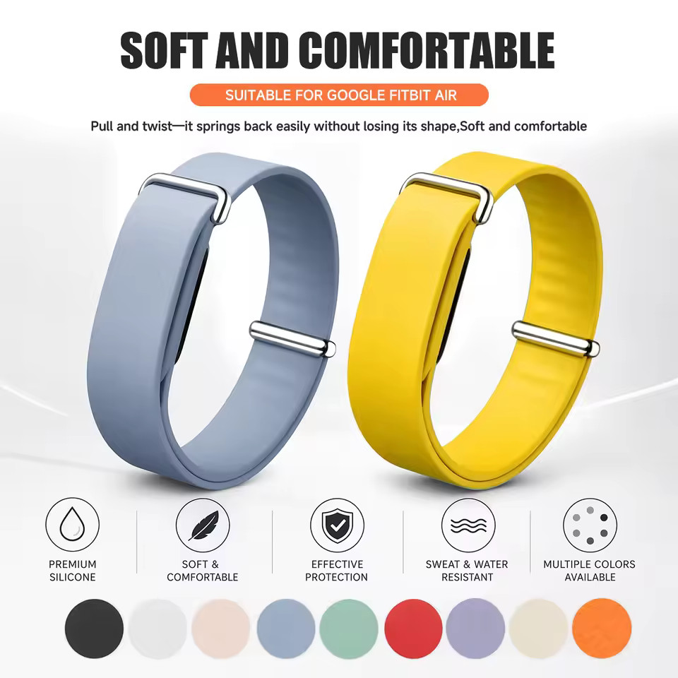 Silicone Sports Adjustable Strap Band Replacement For Google Fitbit Air Pre-Sale