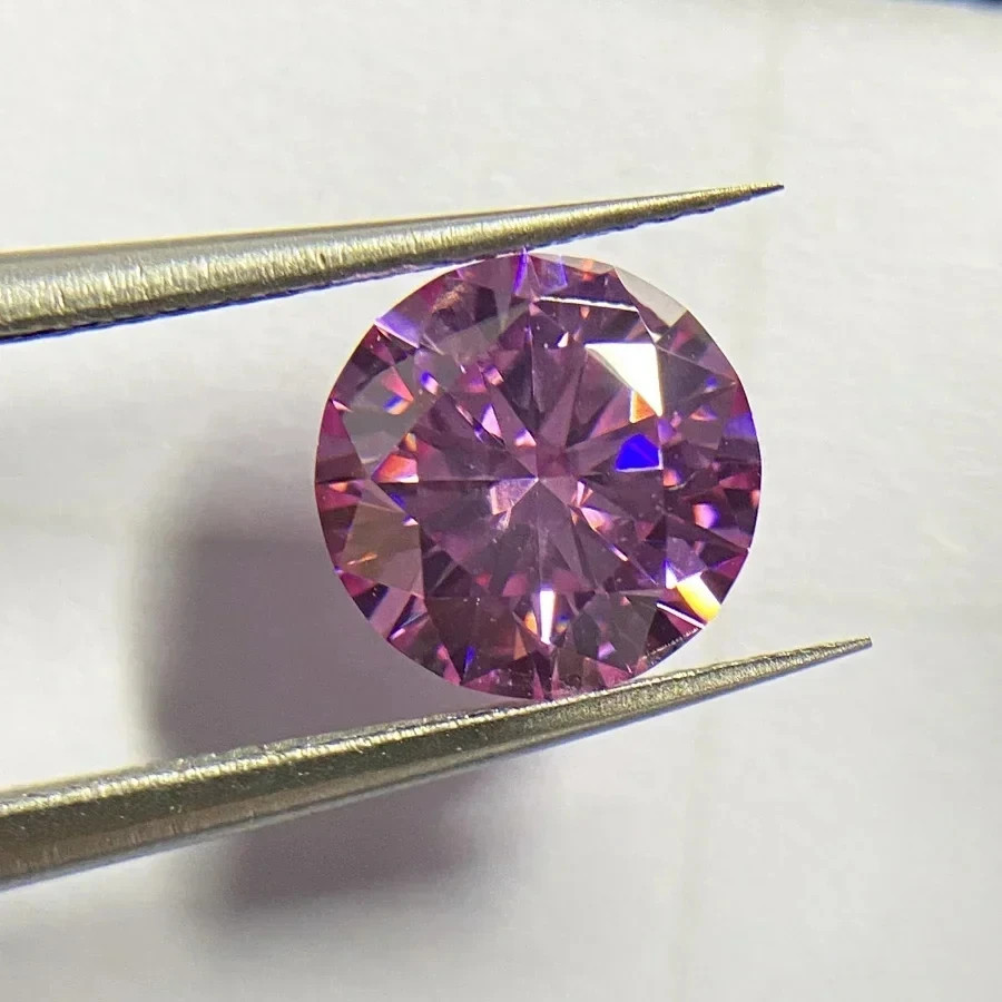 Colorful 0.1ct-5ct Full Size Loose Moissanite Stone VVS1 Gemstones GRA Wholesale
