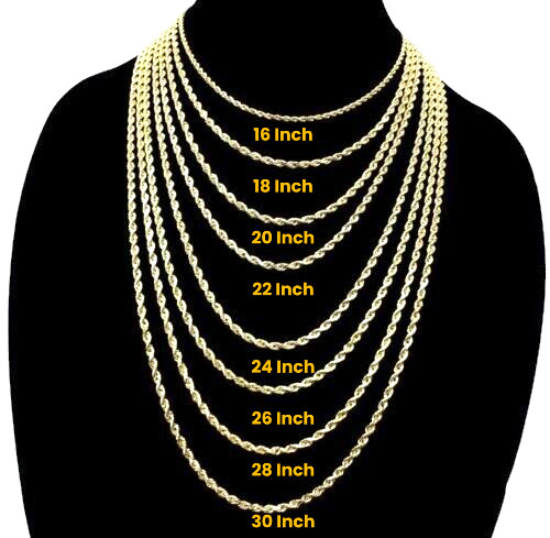 10K Yellow Gold SOLID Curb Cuban Necklace Chain Link Real Gold 2mm-9mm 16″-30″