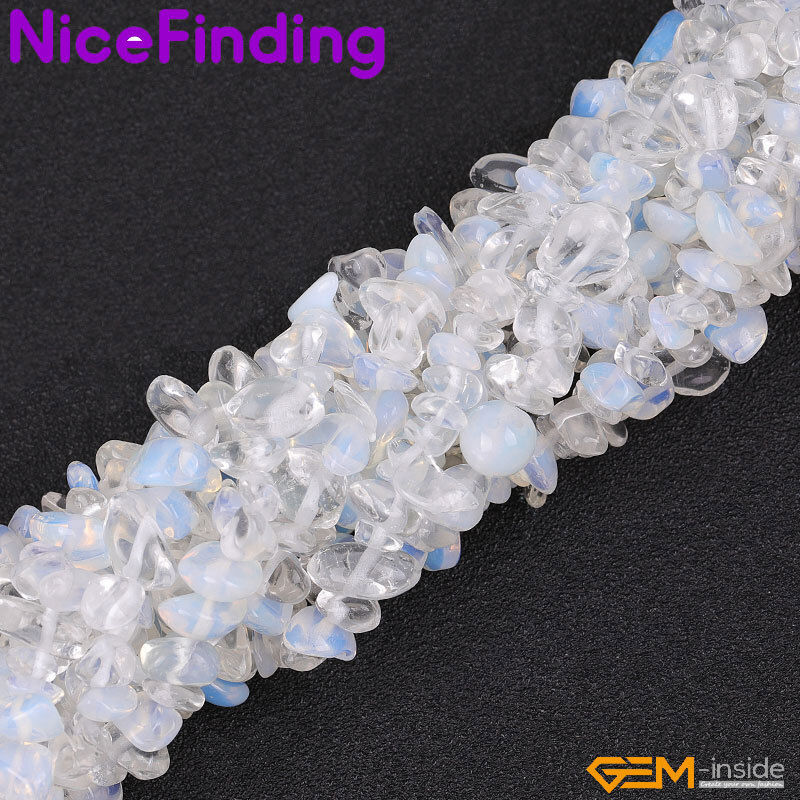 Natural Chips Assorted Gemstone Freeform Loose Beads Jewelry Making 34″/15” DIY