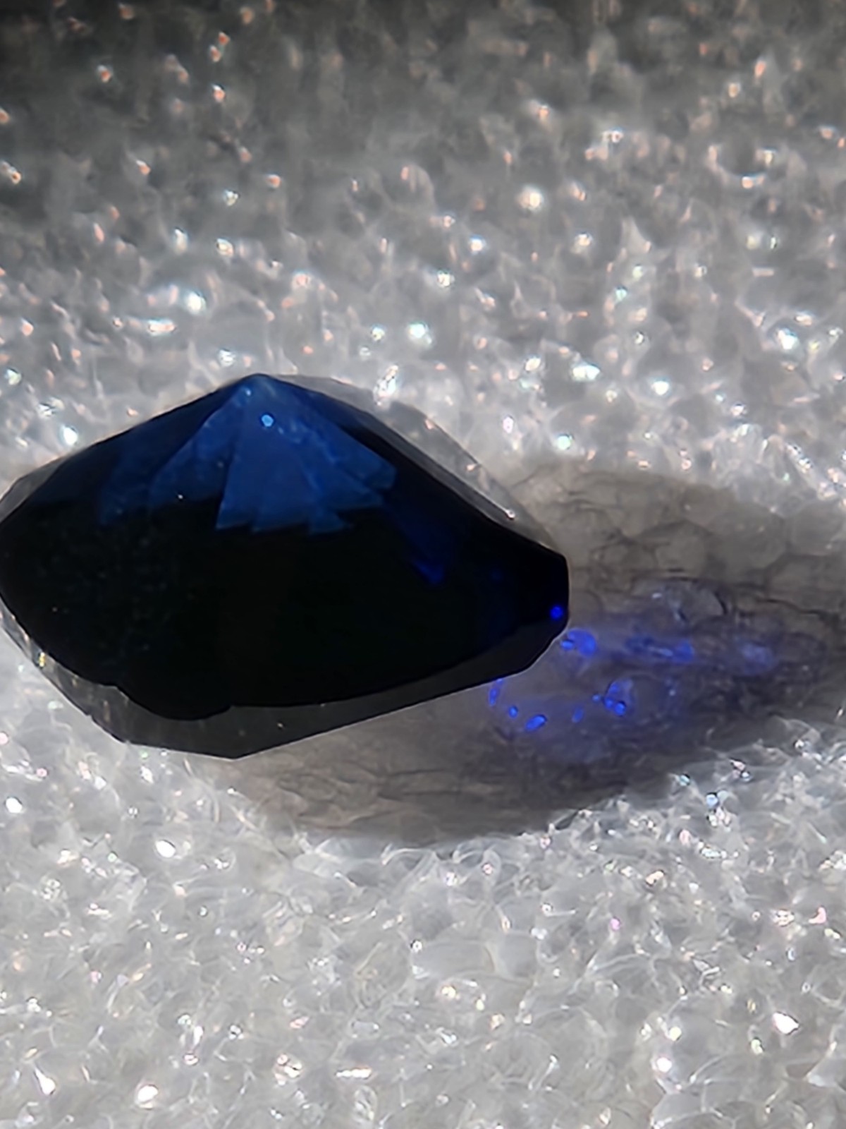 2.5CT 8mm Blue Sapphire Cushion Cut [Lab Created] $1099 MSRP