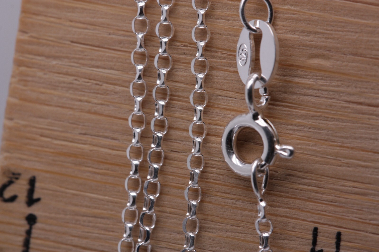 16″ – 16 Inch – 40cm Sterling Silver Diamond Cut Belcher Necklace Pendant Chain