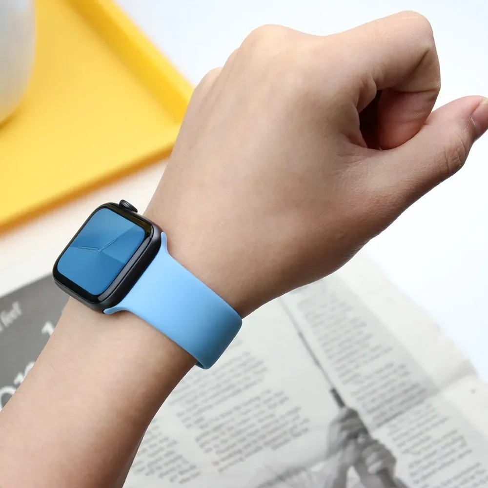 For Apple Watch Silicone Band Strap Series SE 1 2 3 4 5 6 7 Sports 38/40/42/44mm
