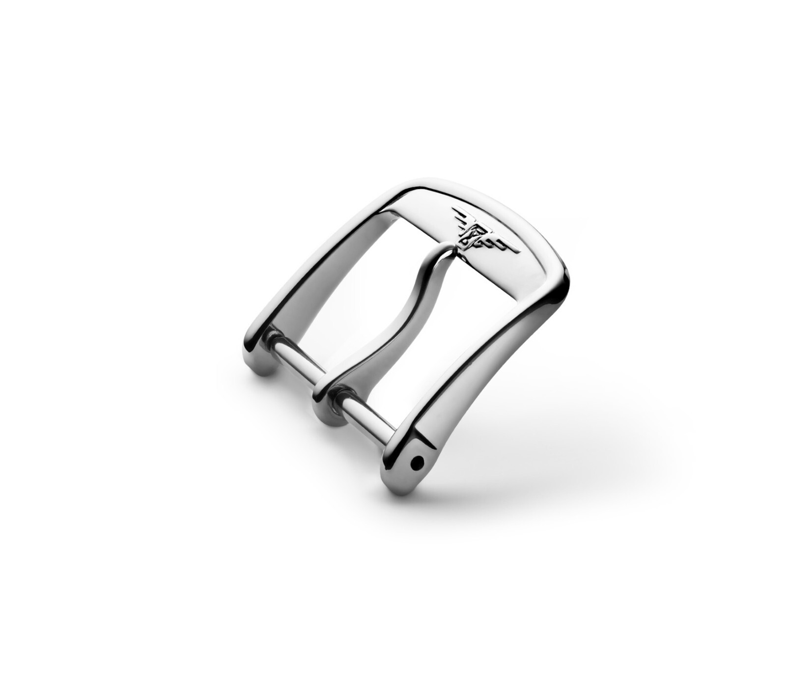 Original Longines 20mm Silver Clasp Buckle For Straps with 20mm at Buckle End
