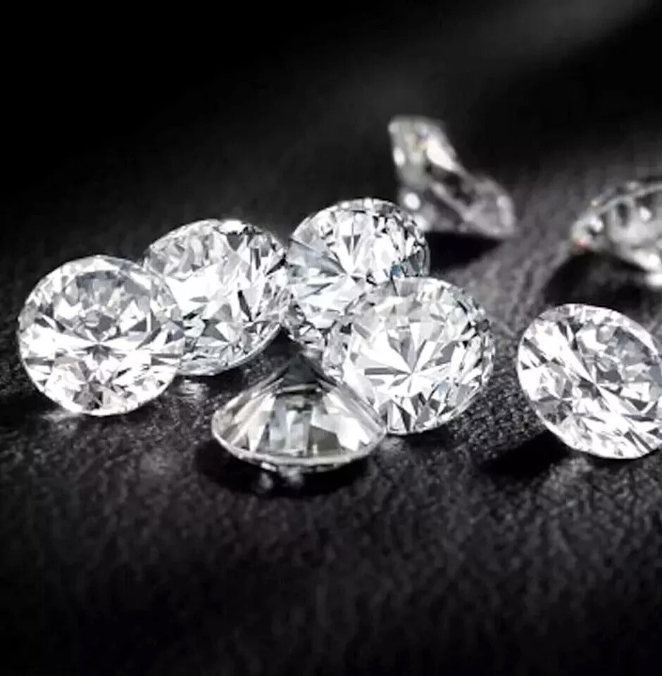 90 Pcs Loose CVD Lab Grown Diamond 2.00 MM Round D Color, IF CLARITY Certified