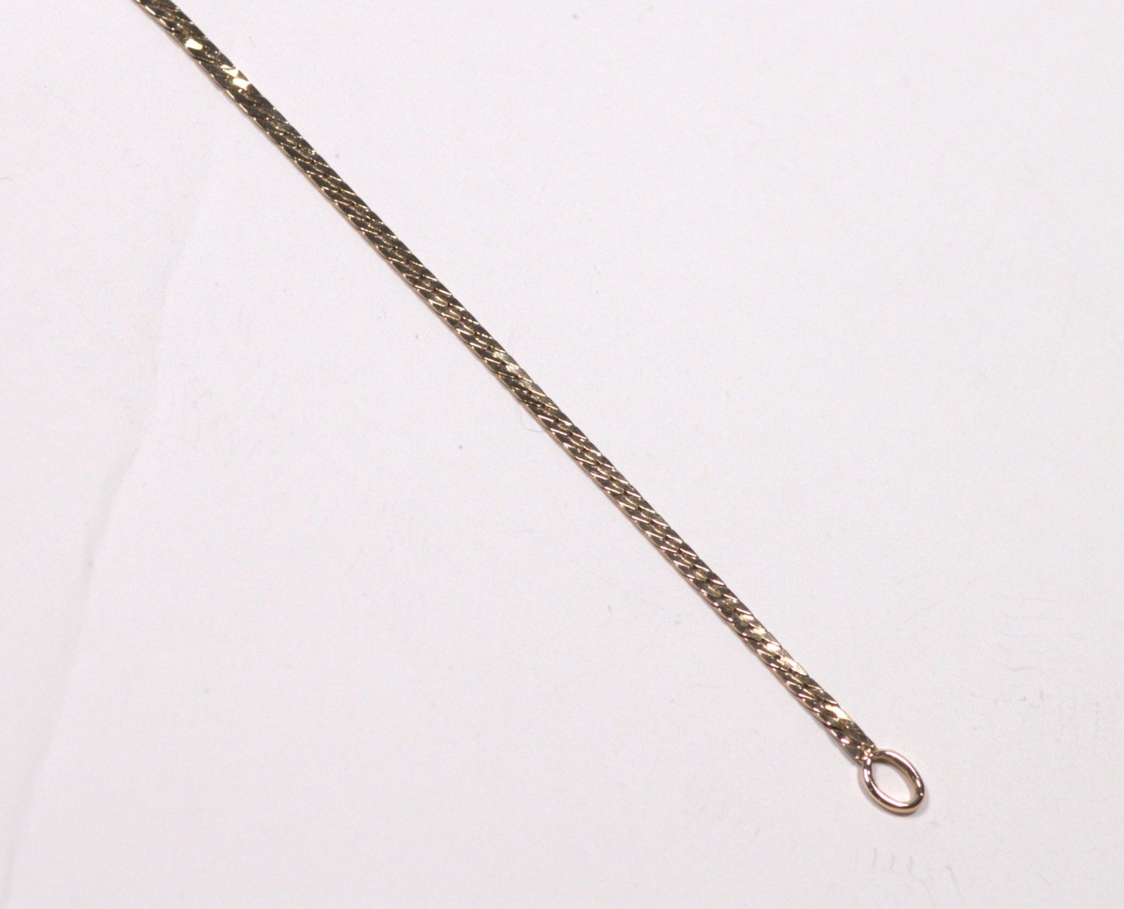 Gold Chain – 9ct Gold Curb Chain Necklace Fine 16 inches 40cm