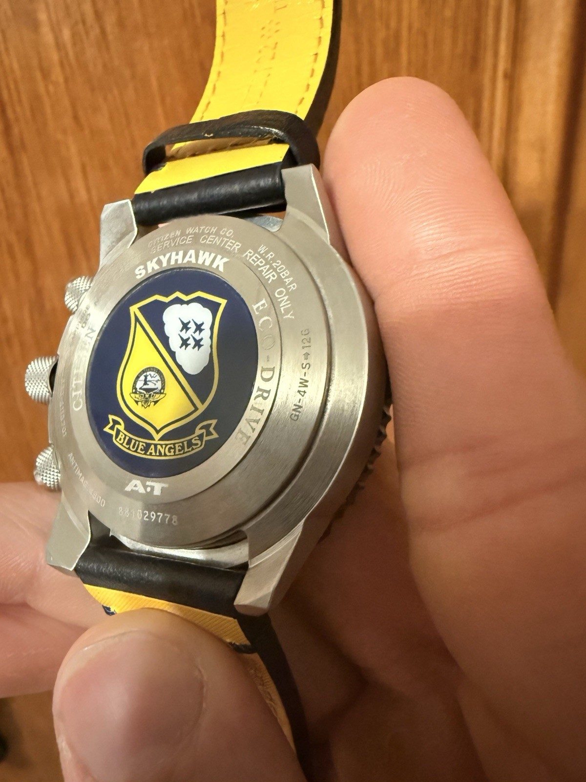Citizen Eco-Drive Skyhawk A-T Blue Angels Chronograph World Time 45mm 200m