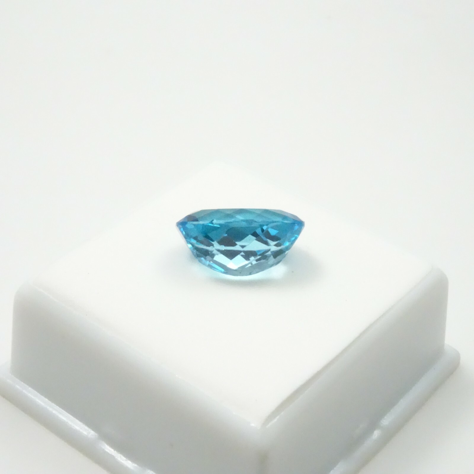 7.70ct Swiss Blue Topaz Oval – 14x10mm – Swiss Blue Topaz Loose Gemstone