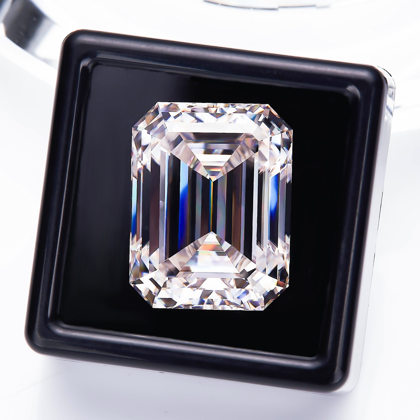 US 1-10CT Emerald Cut Loose Moissanite Stone D VVS1 Gemstones for Jewelry Making