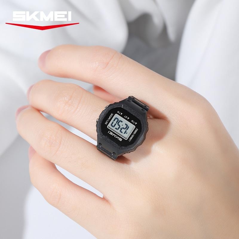 SKMEI 2699 Women’s Ring Watch LED Digital Chronograph Party Jewelry Finger Watch