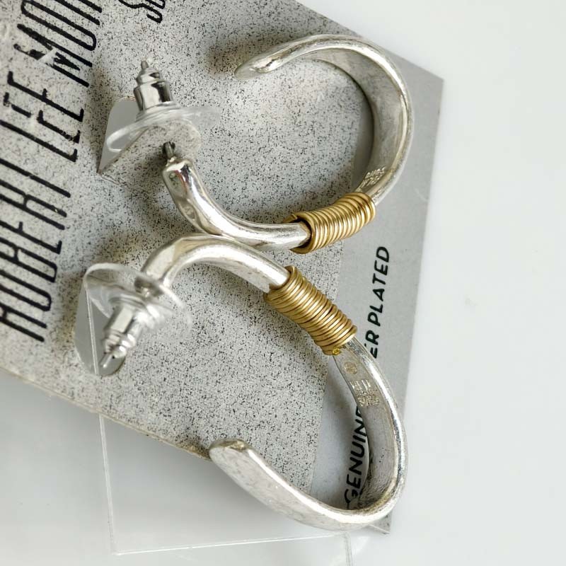 New Robert Lee Morris Minimalist Hoop Earrings Women Party Vacation Jewelry Gift