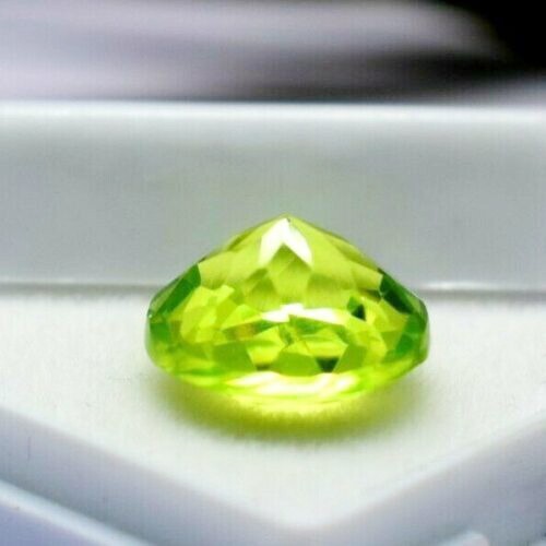 AAA Natural Green Peridot Certified Loose Gemstone Round Cut 10 + CT Gemstone