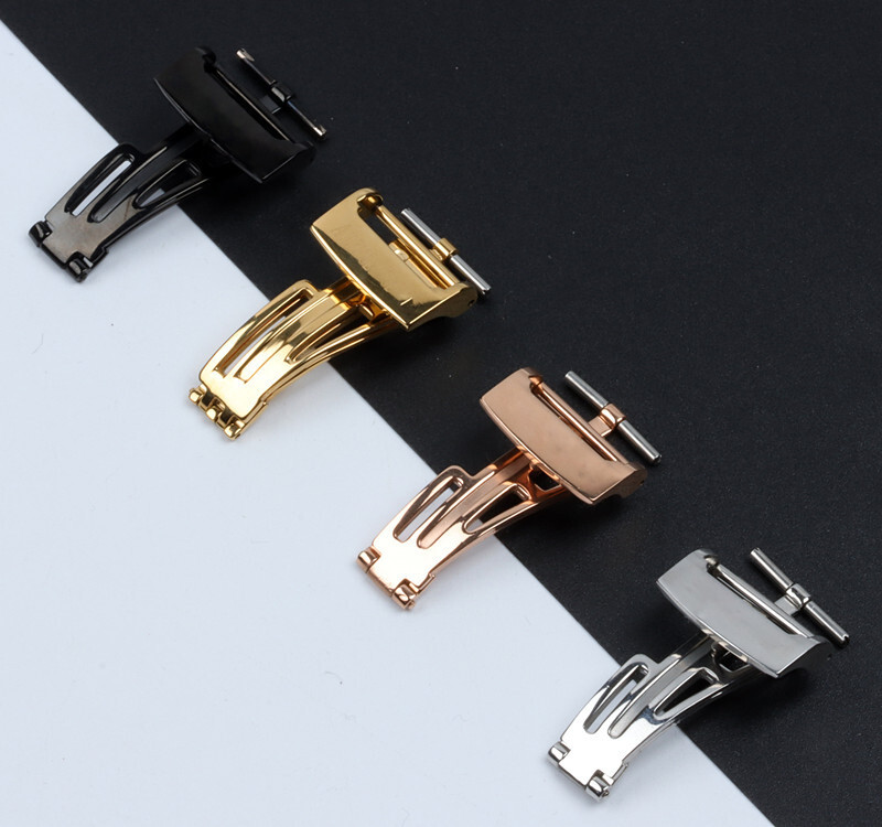 High Quality Stainless Steel Watch Buckle Metal Folding Clasp 18 20mm Fits AP