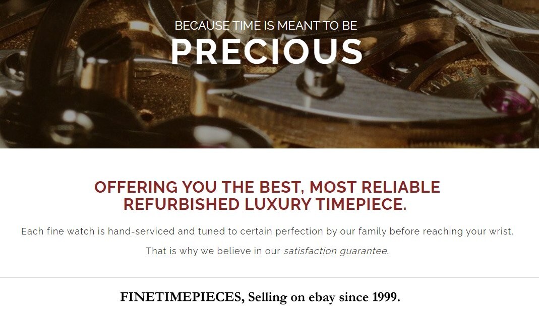 Extend your warranty to one year from purchase date, on any watch WE sold you