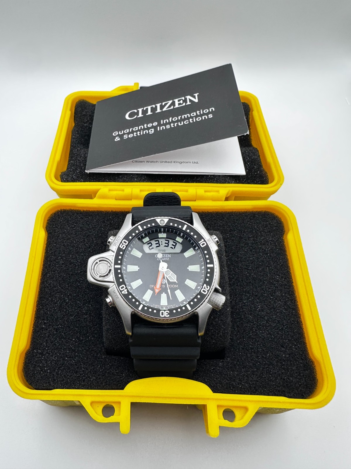 CITIZEN AQUALAND JP2000-08E – NOS FULL SET