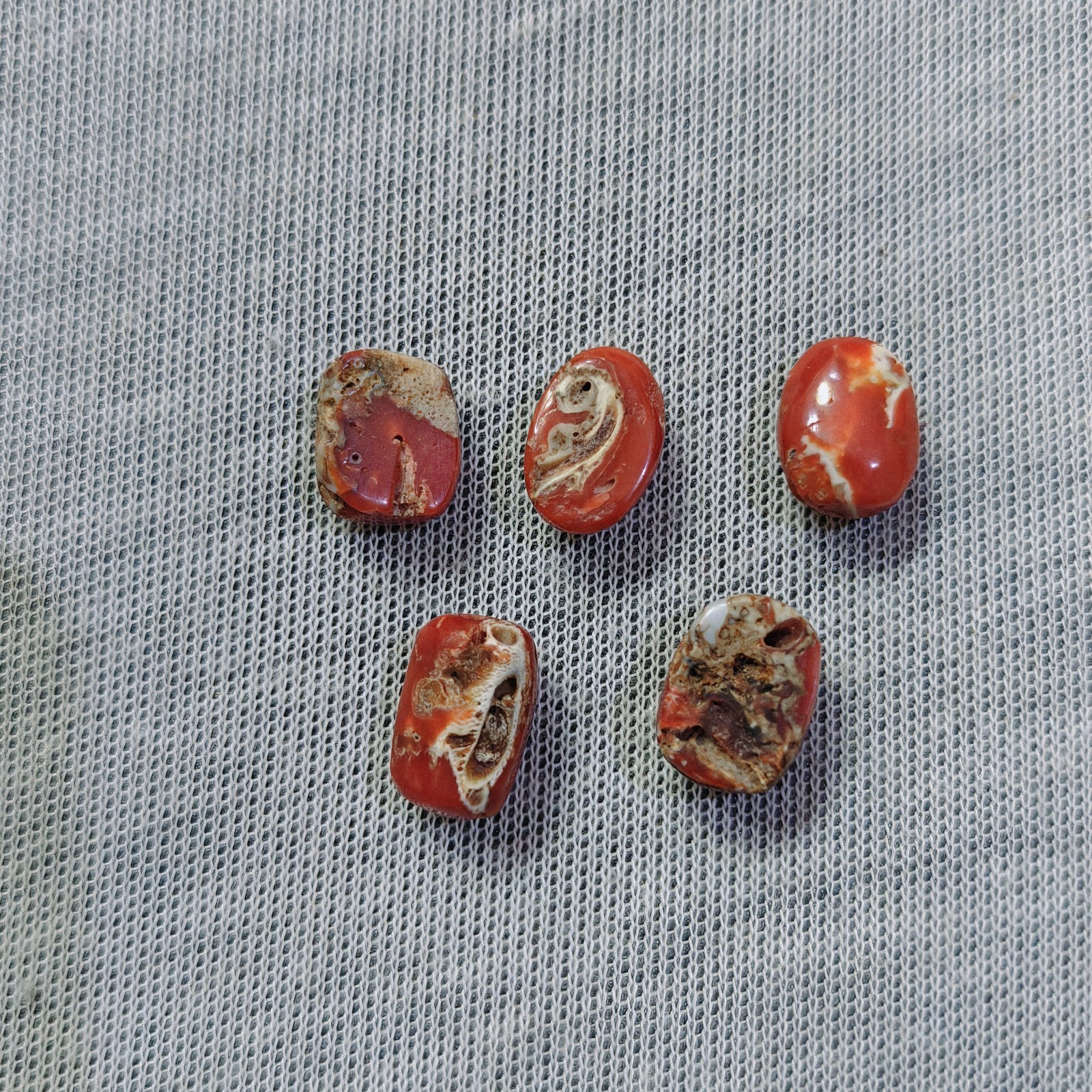 Natural Japanese Pink Coral Oxblood Oval Cabochon Loose Gemstone Jewelry Making
