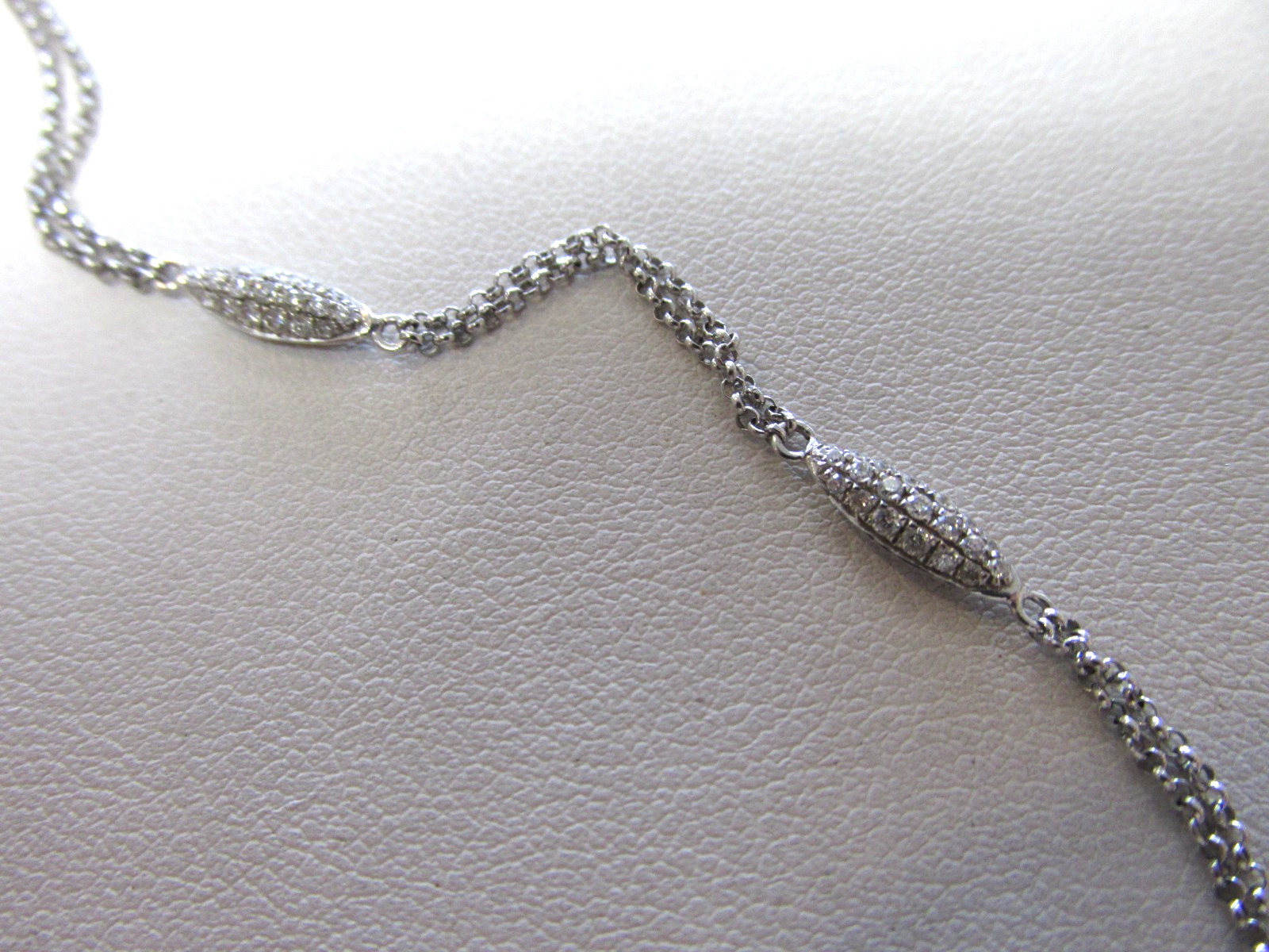 Stunning Near Perfect VS1-2 G Natural Diamond Necklace 16 in. 14k WG MAKE OFFER