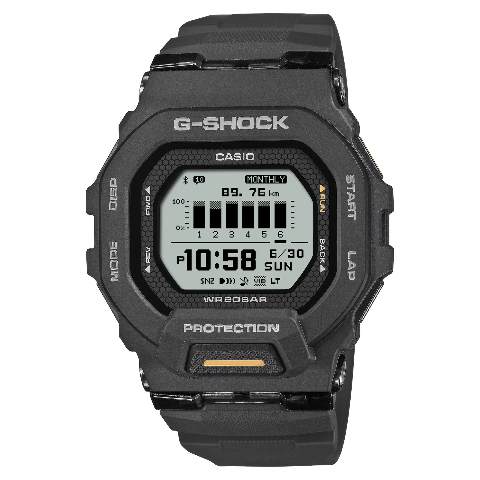 CASIO G-SHOCK GBD200-1A1 GBD-200-1A1 BLUETOOTH BLACK DIGITAL WATCH GBD-200 SERIE
