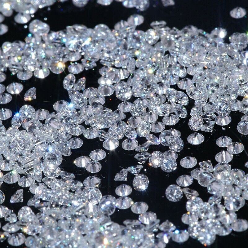 Loose Moissanite Melee Parcel 1 Carat TW 0.8mm – 3.5mm ALL SIZES D Color VVS1