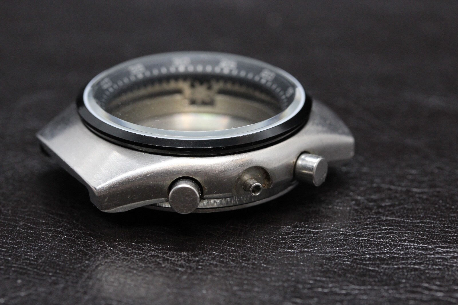 New Mineral Glass Crystal With Black Aluminum Bezel Citizen 8110 Cal. 67-9119