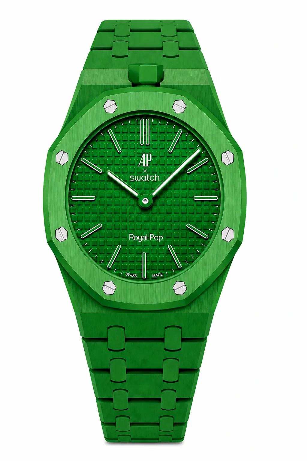 Luxury Mod Kit For AP x Swatch Royal Pop Bioceramic Rubber Strap Case