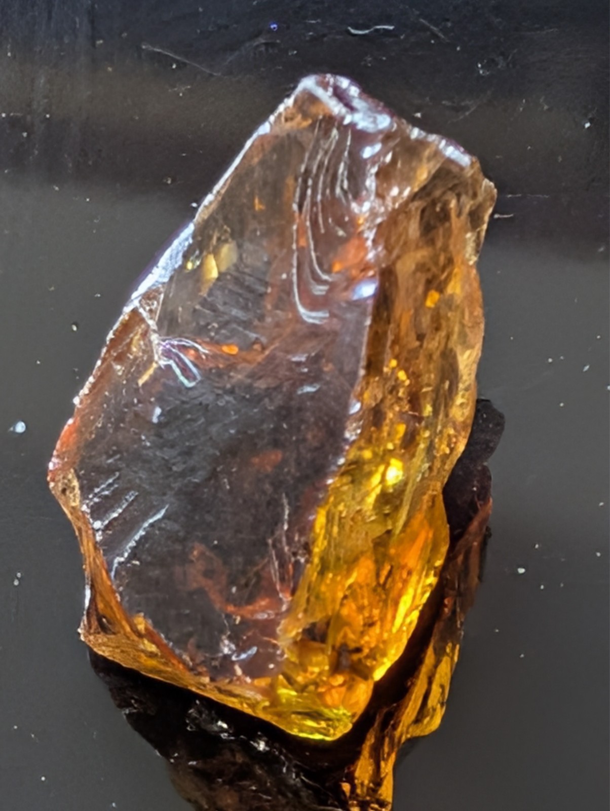 USA seller 8.18 ct IF flawless/rutile tourmaline facet rough gemstone specimen