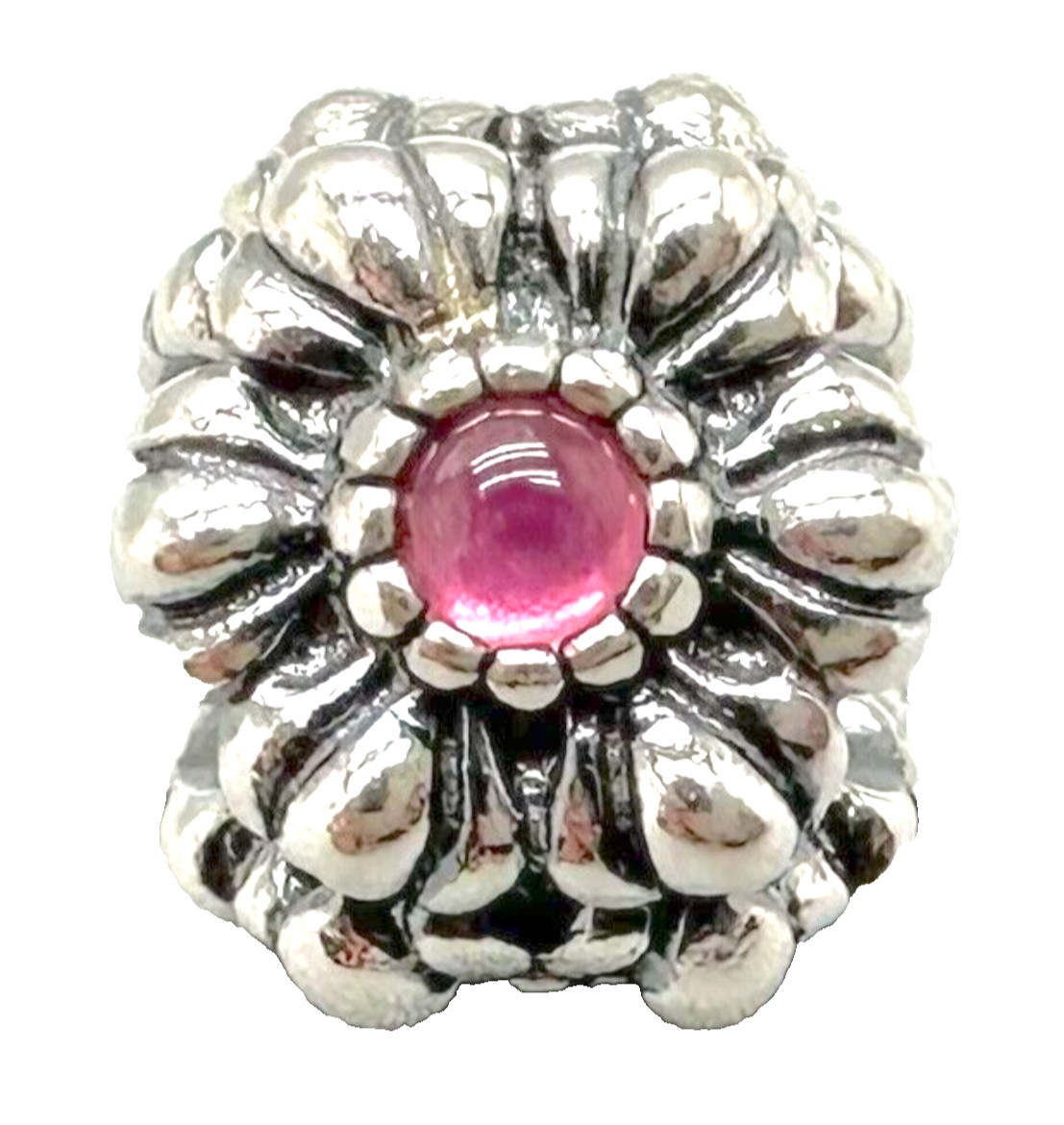 Pandora October Birthday Bloom Pink Tourmaline Charm 790580TU