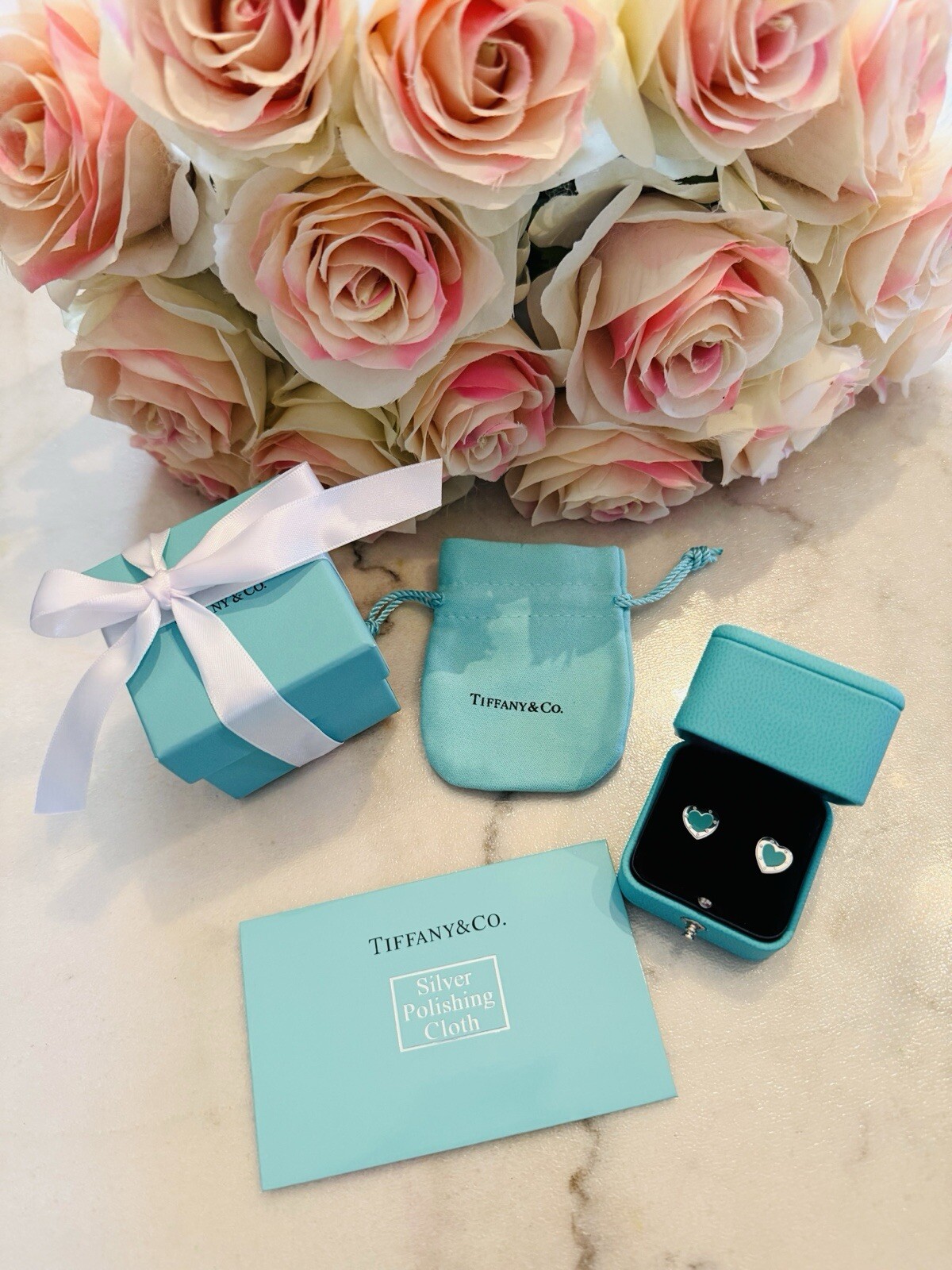 Love Tiffany Blue® Heart Earrings