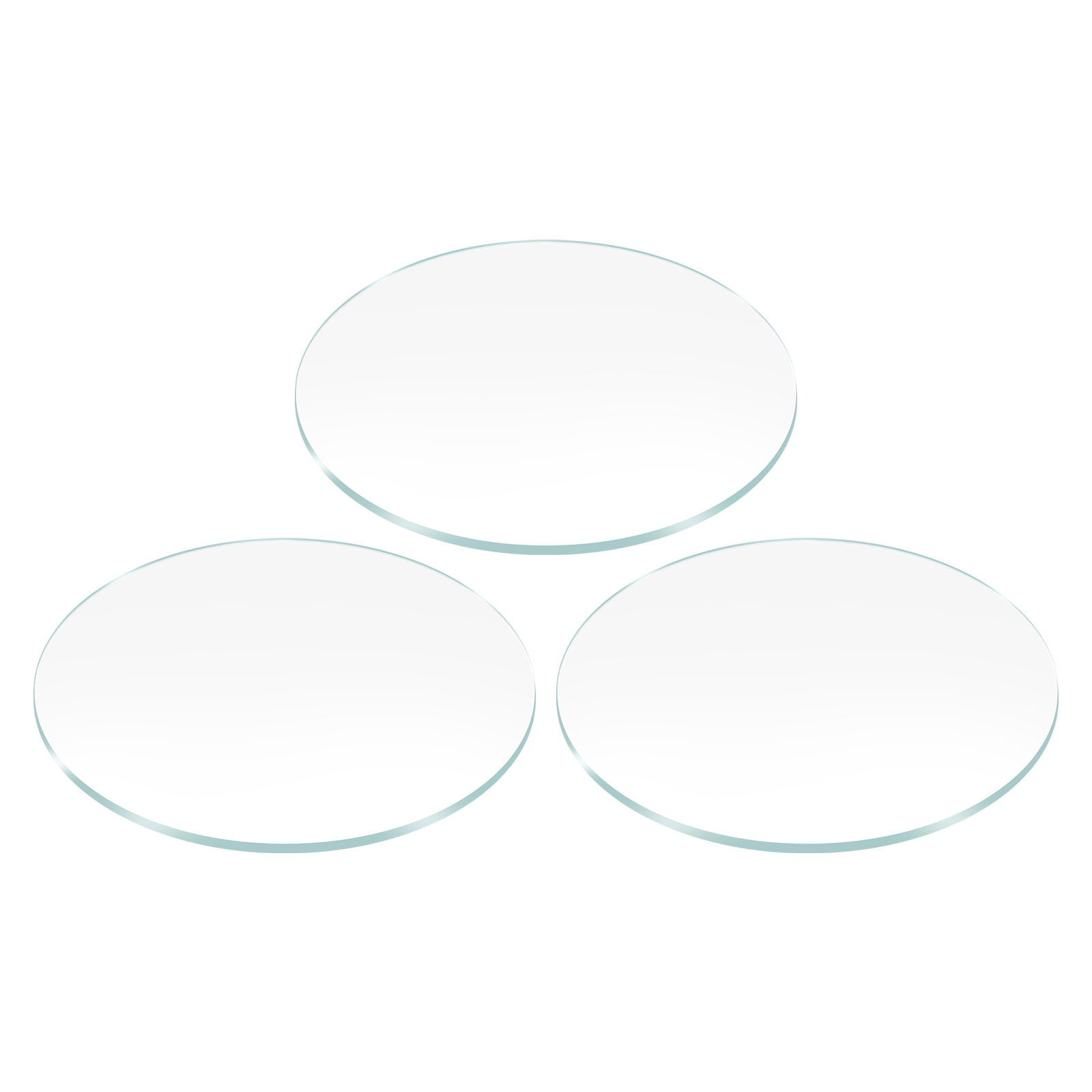 3pcs Watch Glass Lens 29.5mm Mineral Glass Round Clear Len for Watchmaker Repair