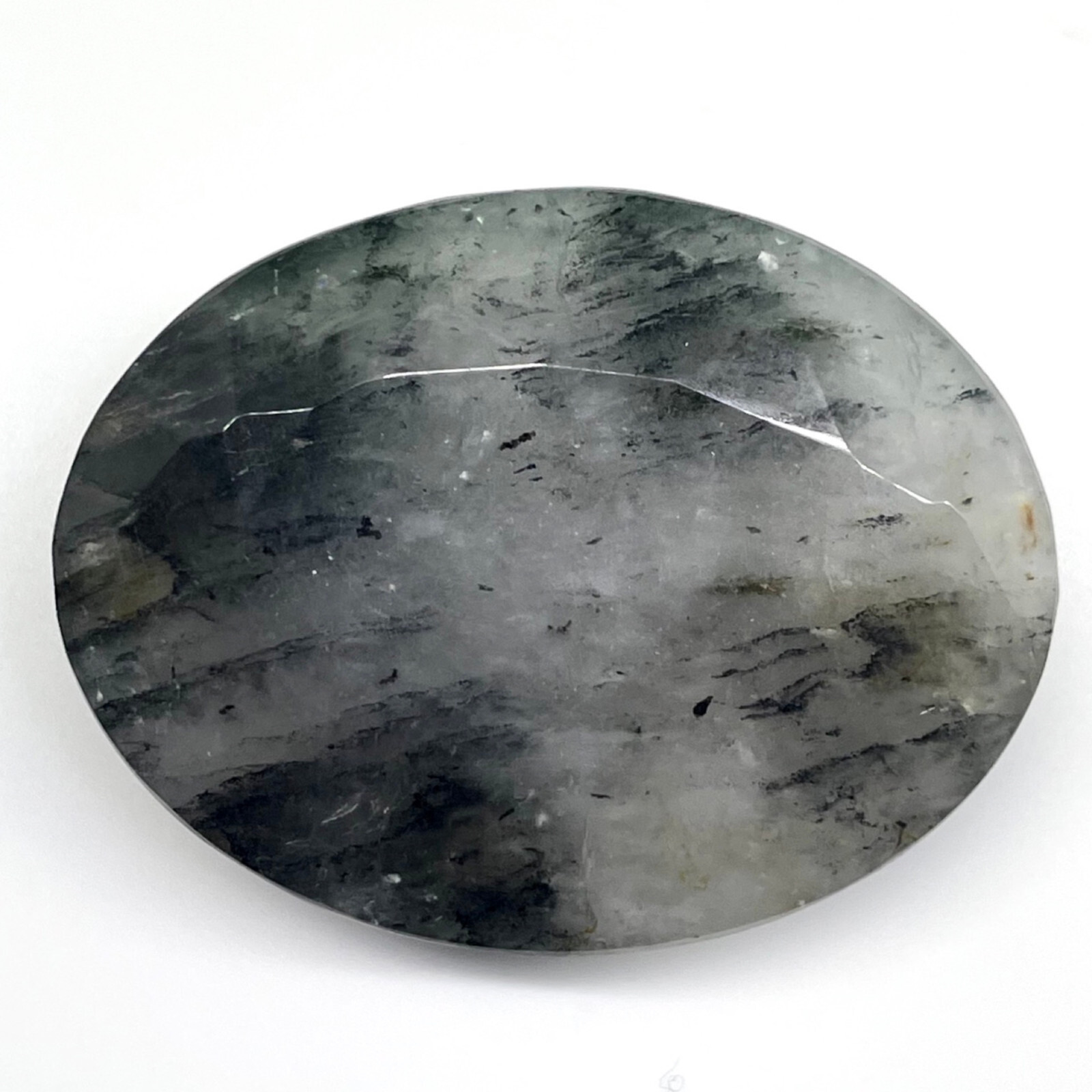 156.5 Cts Natural Rutile Quartz 42x33mm Oval Cut Loose Untreated Gemstone