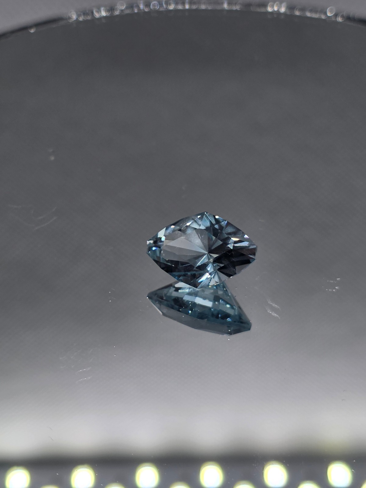 Blue Topaz 9.45 ct , Not a LAB Creation , Pendant is 92.5 sterling silver