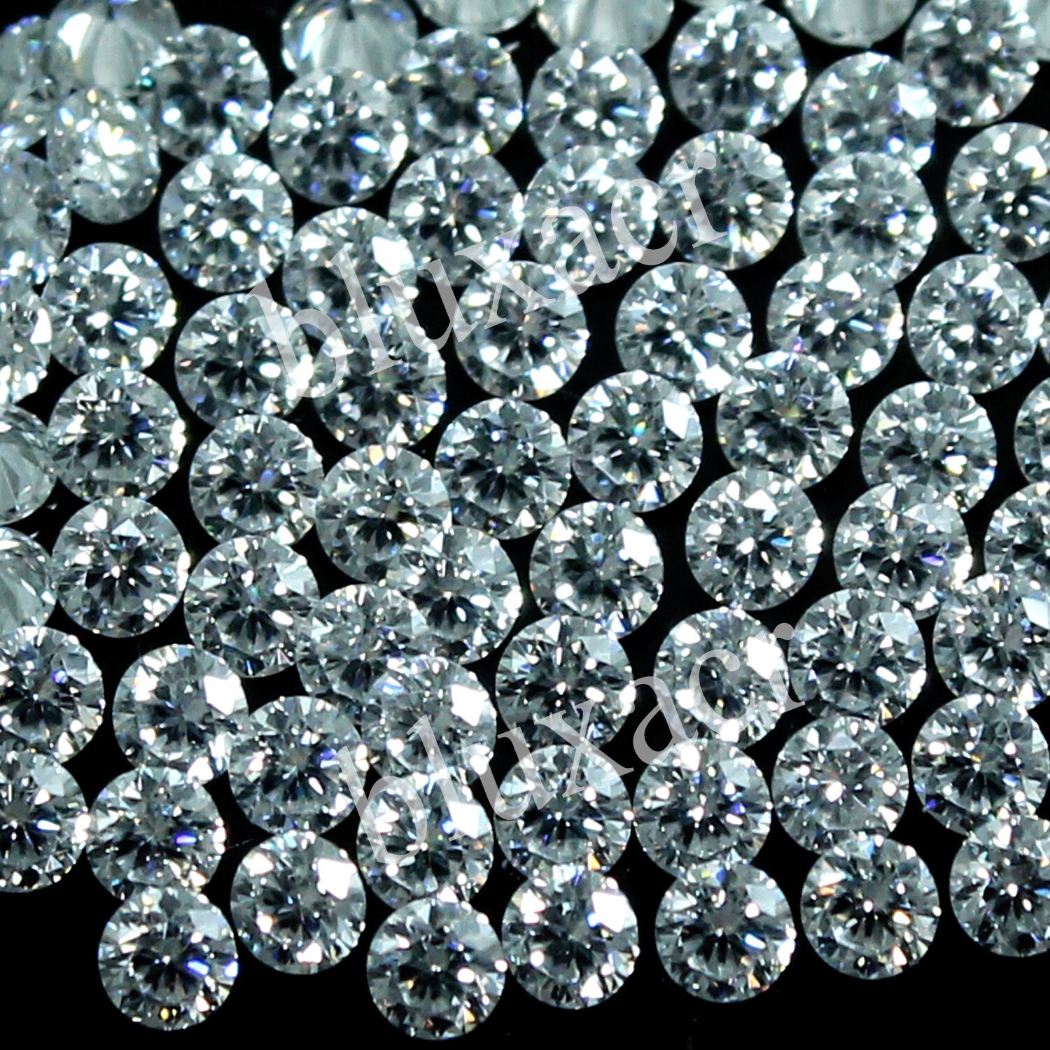 4 CT+ Natural D Color VVS1 Clarity 0.80 MM Round Brilliant Cut Diamond 1000 Pcs