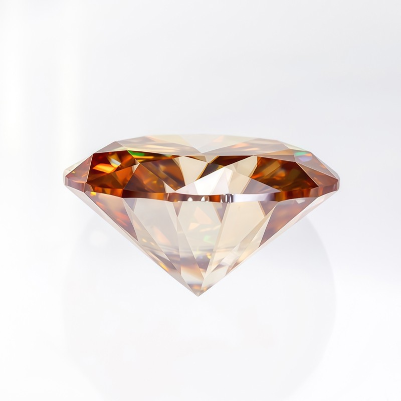 Full Size Moissanite Stone Multicolor 3-14mm Round Cut GRA VVS1 for Jewelry DIY