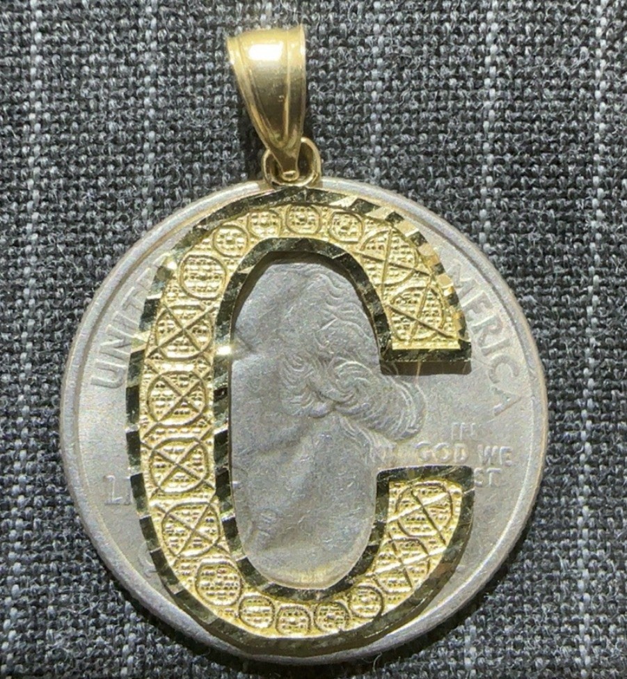 10kt Gold Letter C 1.2gm