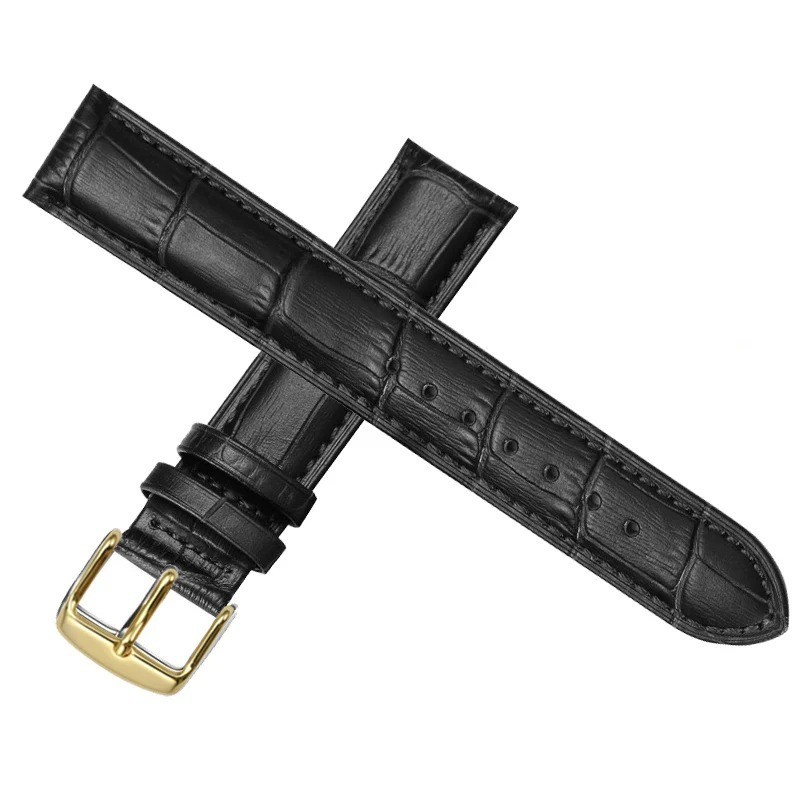 12mm 14mm 16mm 17mm 18mm 20mm 21mm 22mm Genuine Leather Watch Band Replacement