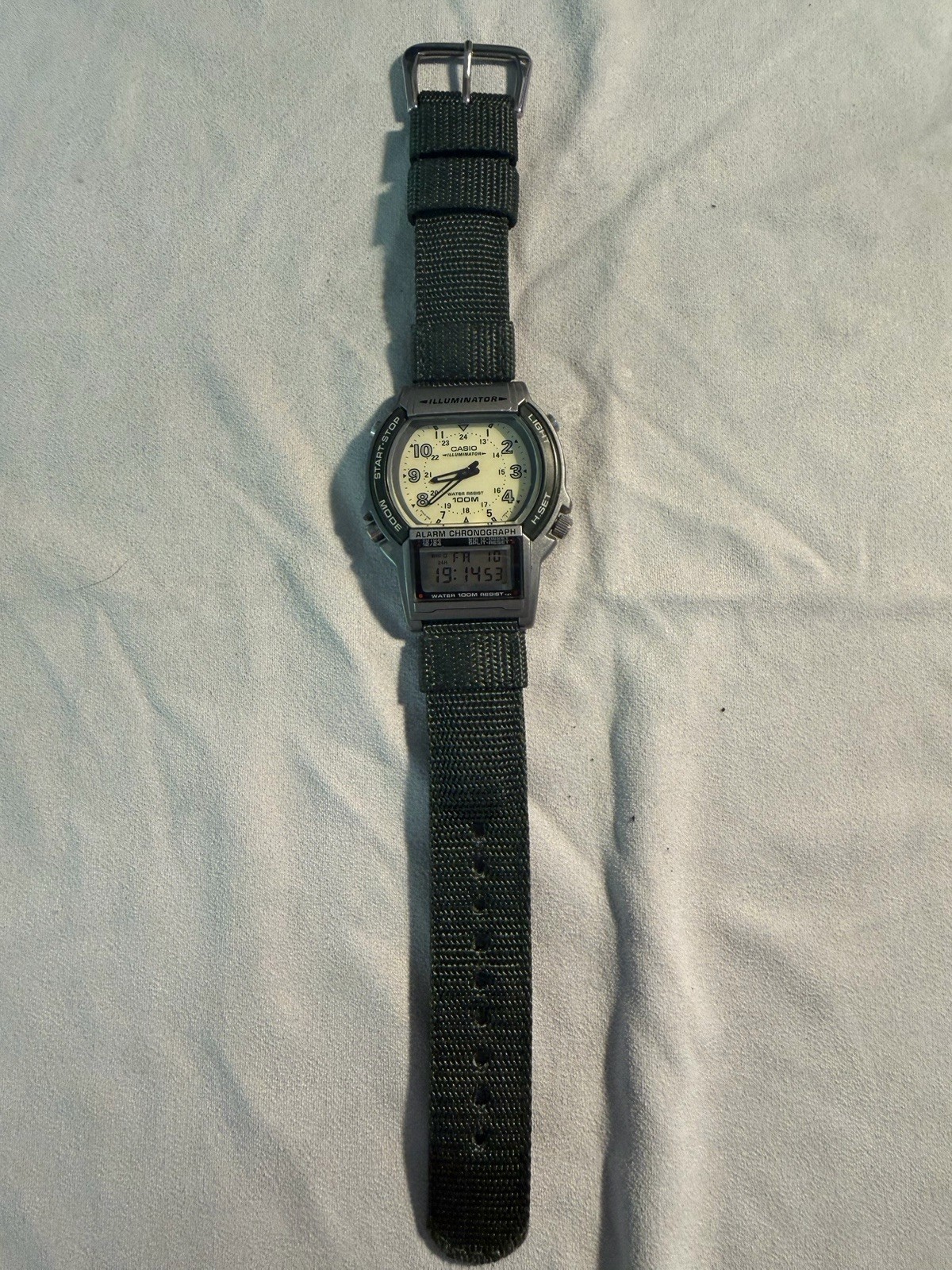 Rare Vintage Casio AW-61 Men’s Ana-Digi Sports Watch Module 1750 1990s