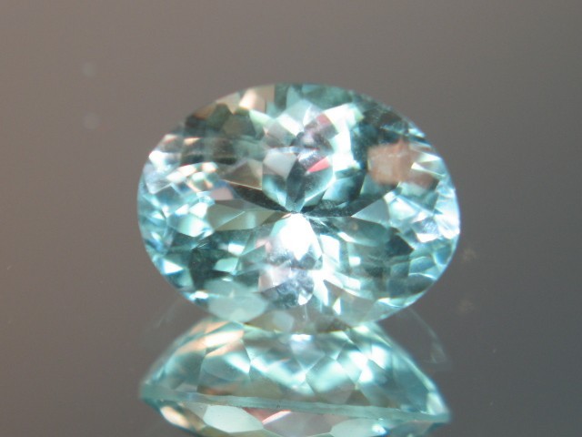 6.56CT LARGE VVS STUNNING NATURAL MINED SWISS LIGHT BLUE BRAZILIAN TOPAZ