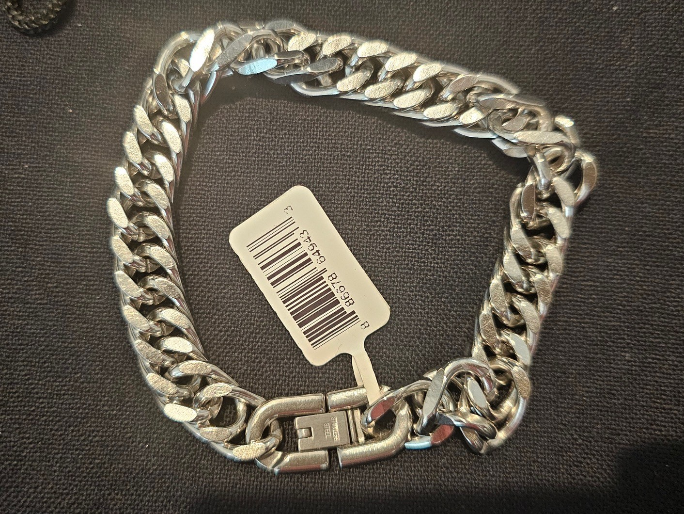 Invicta Elements Men’s Ultra Chain Bracelet Silver Tone 80815