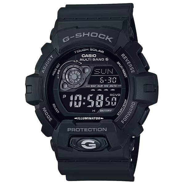 CASIO G SHOCK radio solar GW 8900A 1JF all black men’s wristwatch