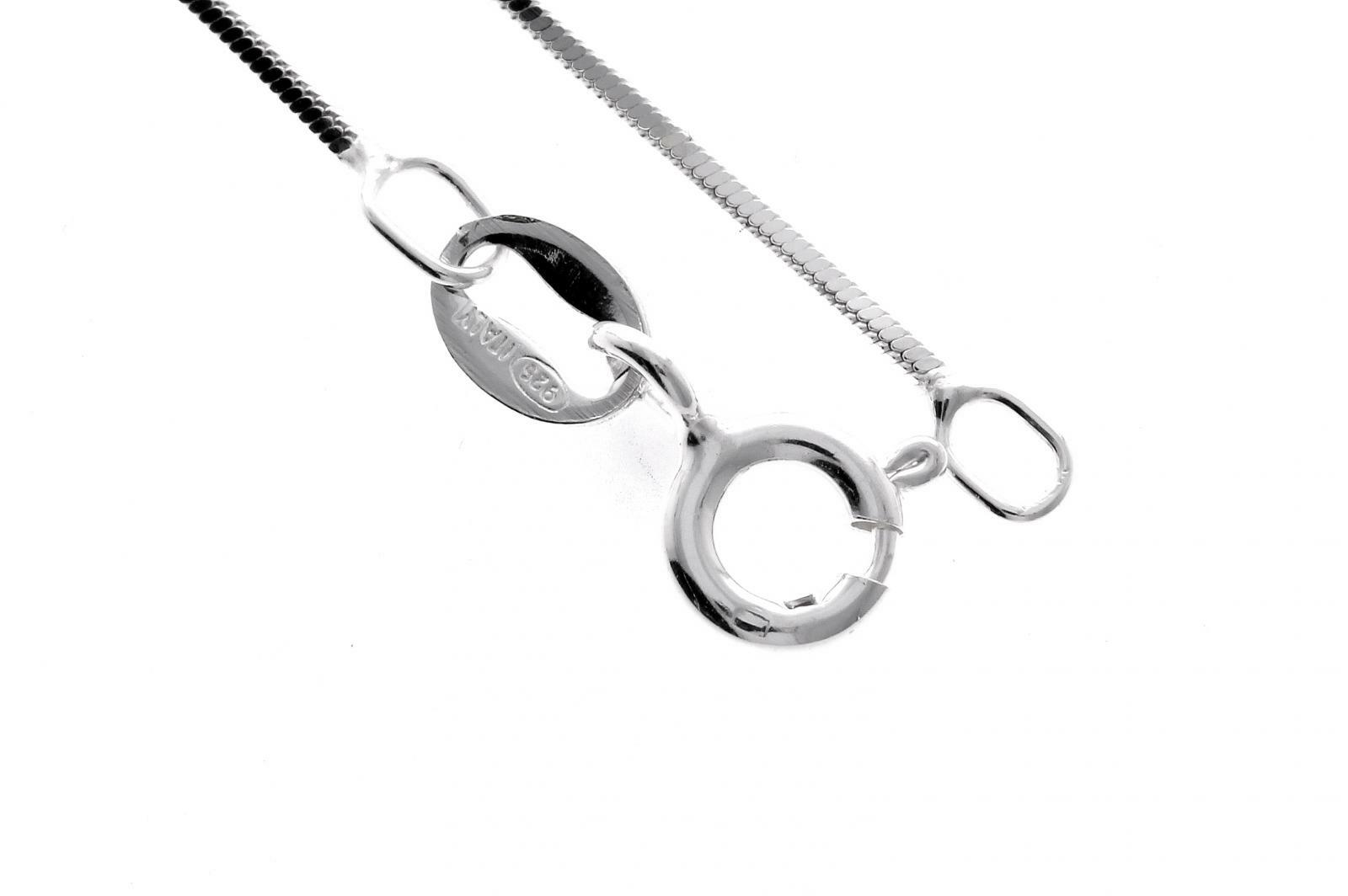 REAL ITALIAN 925 Sterling Silver Snake Chain 14″ 16″ 18″ 20″ 22″ 24″ GCH004 UK