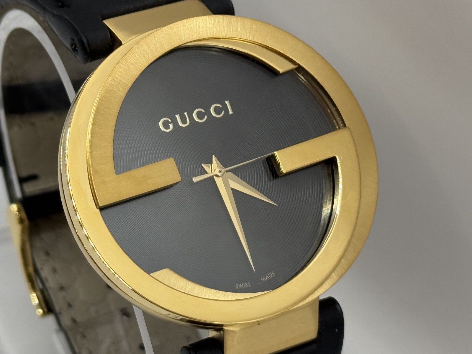 Gucci YA133208 Interlocking Grammy Special Edition Men’s 42mm Black Watch
