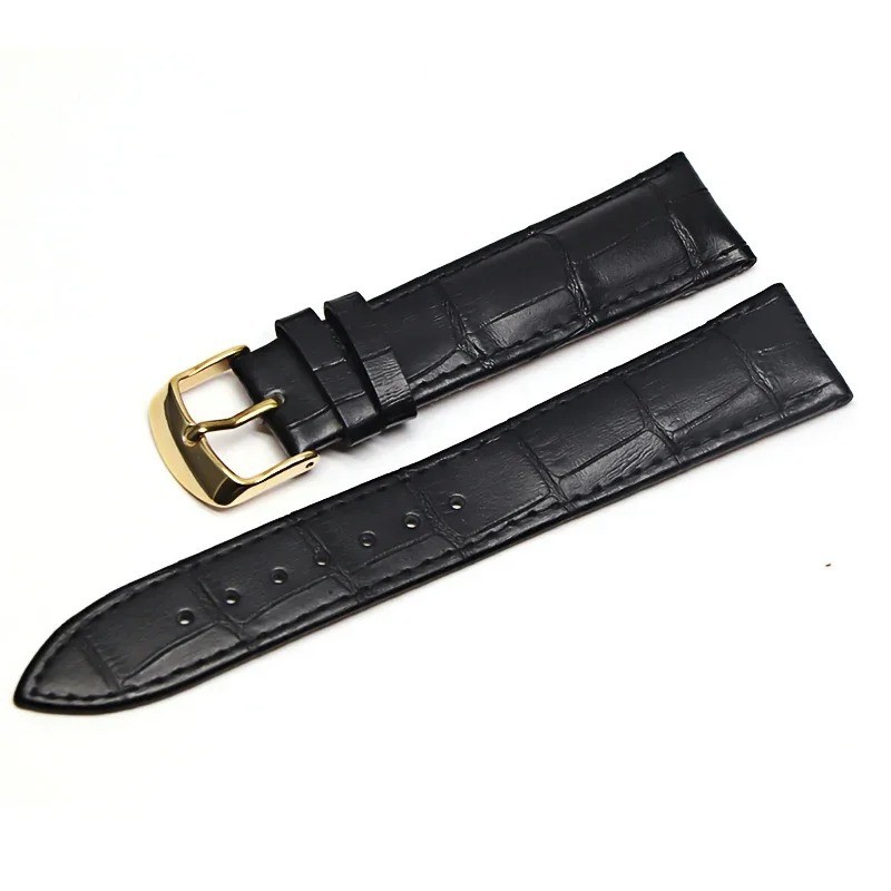 Genuine Leather Mens Watch Strap Band Brown Black 12mm 14mm 16mm 18mm 20mm 22mm