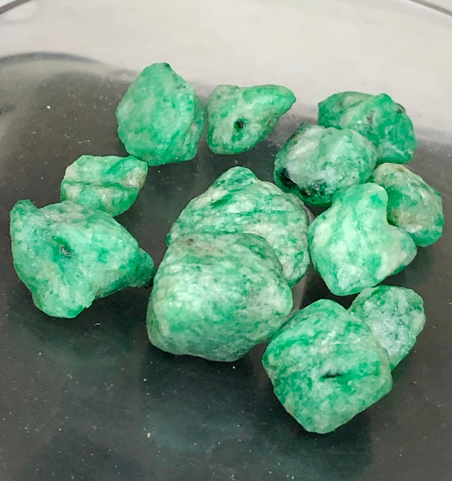 Natural top green crystal emerald rough gemstone raw lot 83,cts @swat pakistan