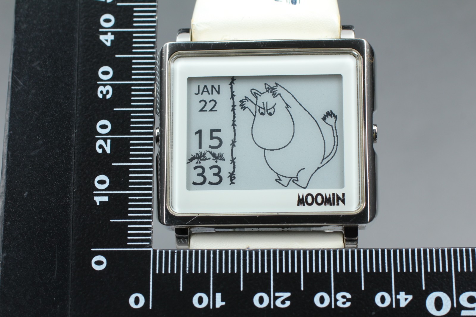 【EXC+5/N Batt,Box】EPSON MOOMIN Smart Canvas W1-MM4031L 2015 Limited Watch JAPAN