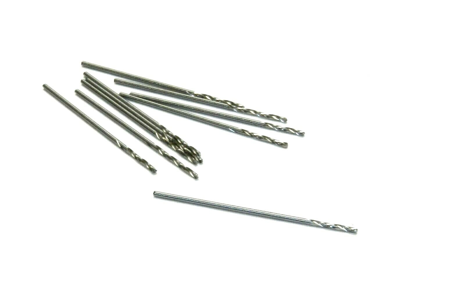 Drills HSS Twist Jobbers Drill Bits Metric 0.9mm Diameter Bright Finish 1 Pack