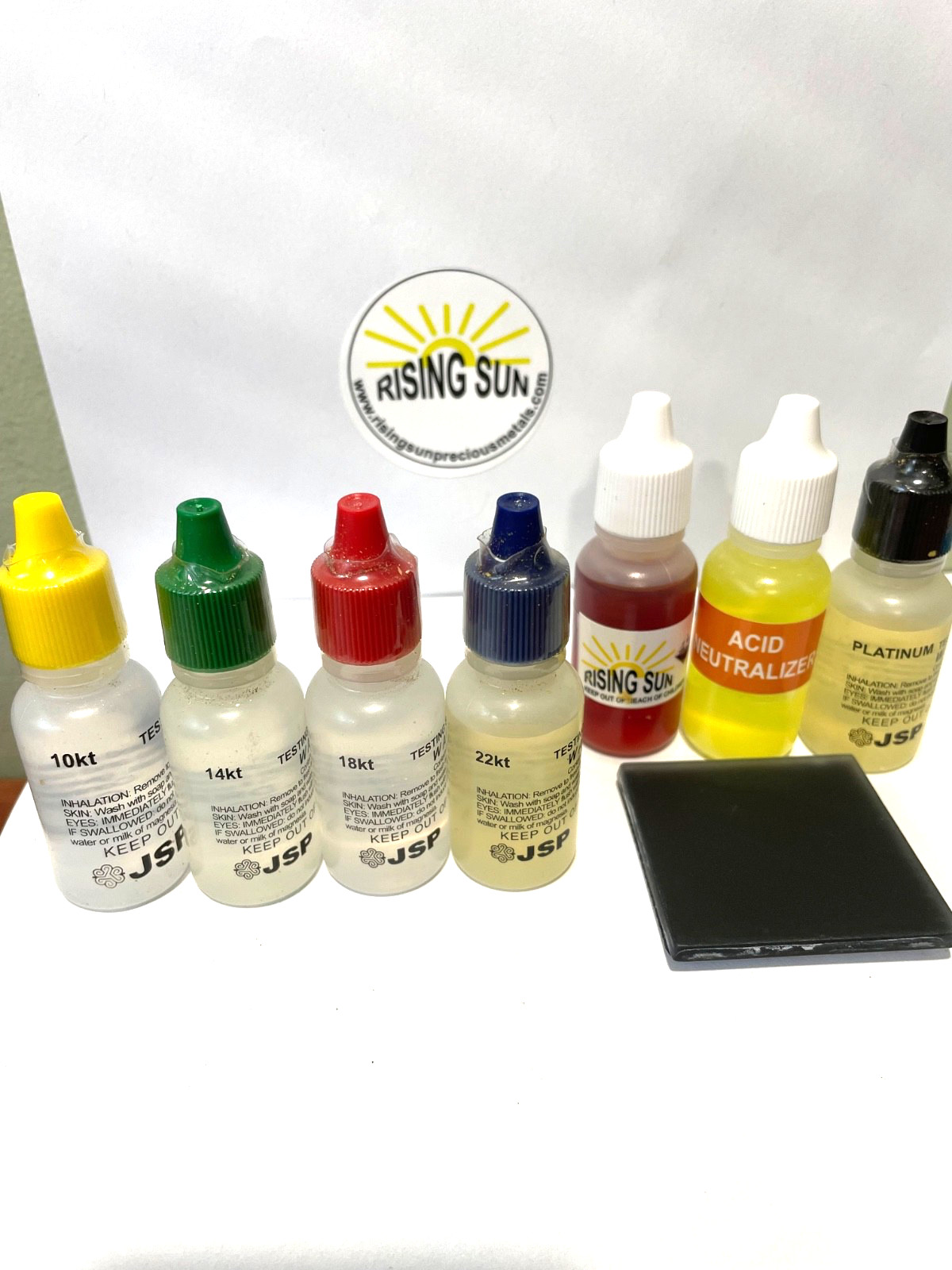 JSP Gold Silver Jewelry Testing Acid 10K 14K 18K 22K 24K PLATINUM RSPM-GTE