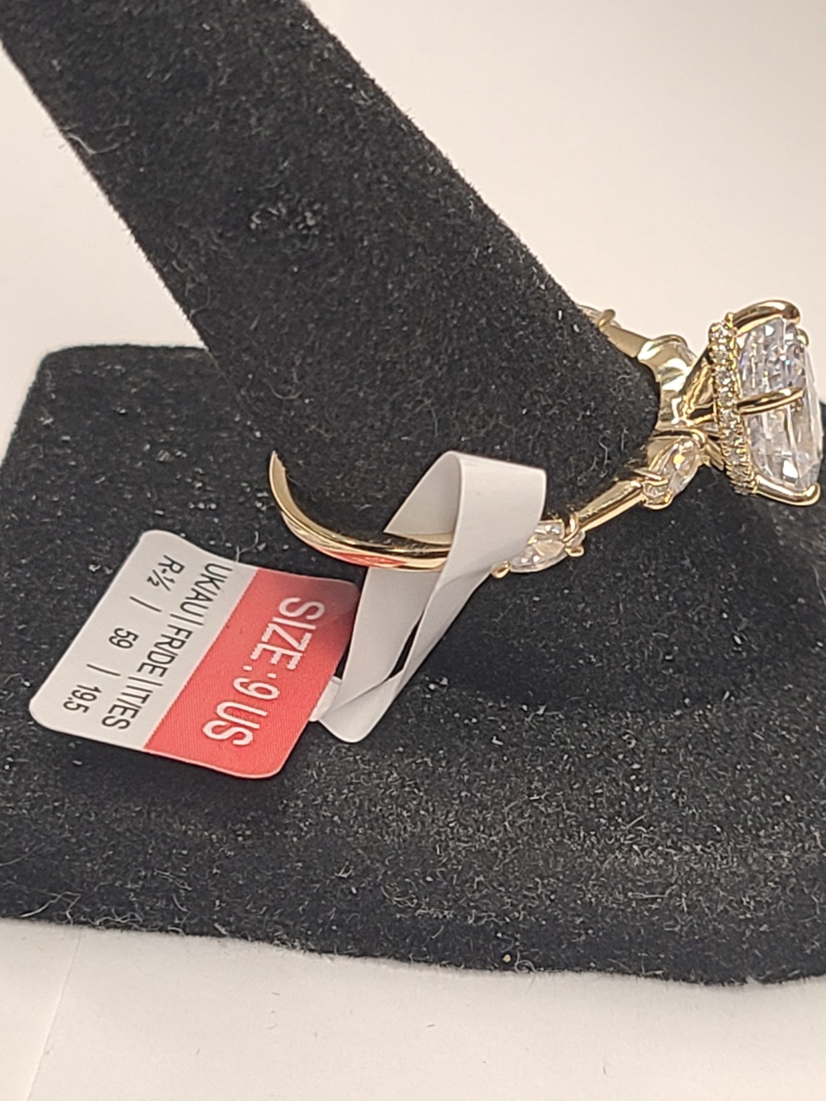 She Said Yes Love Me Harder 2Ct Mpissanite Ring Size 9 See Description