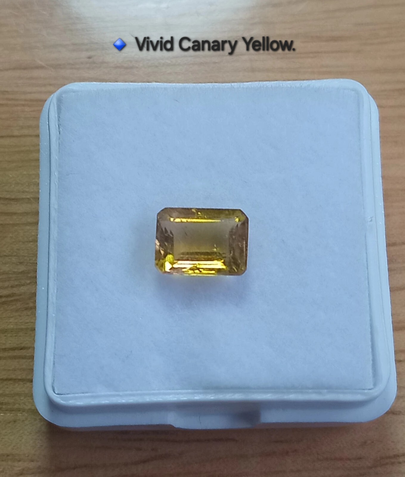 🔹 1.30ct Emerald Cut Tourmaline. Untreated, Slightly Included. 7 x 5 mm approx.