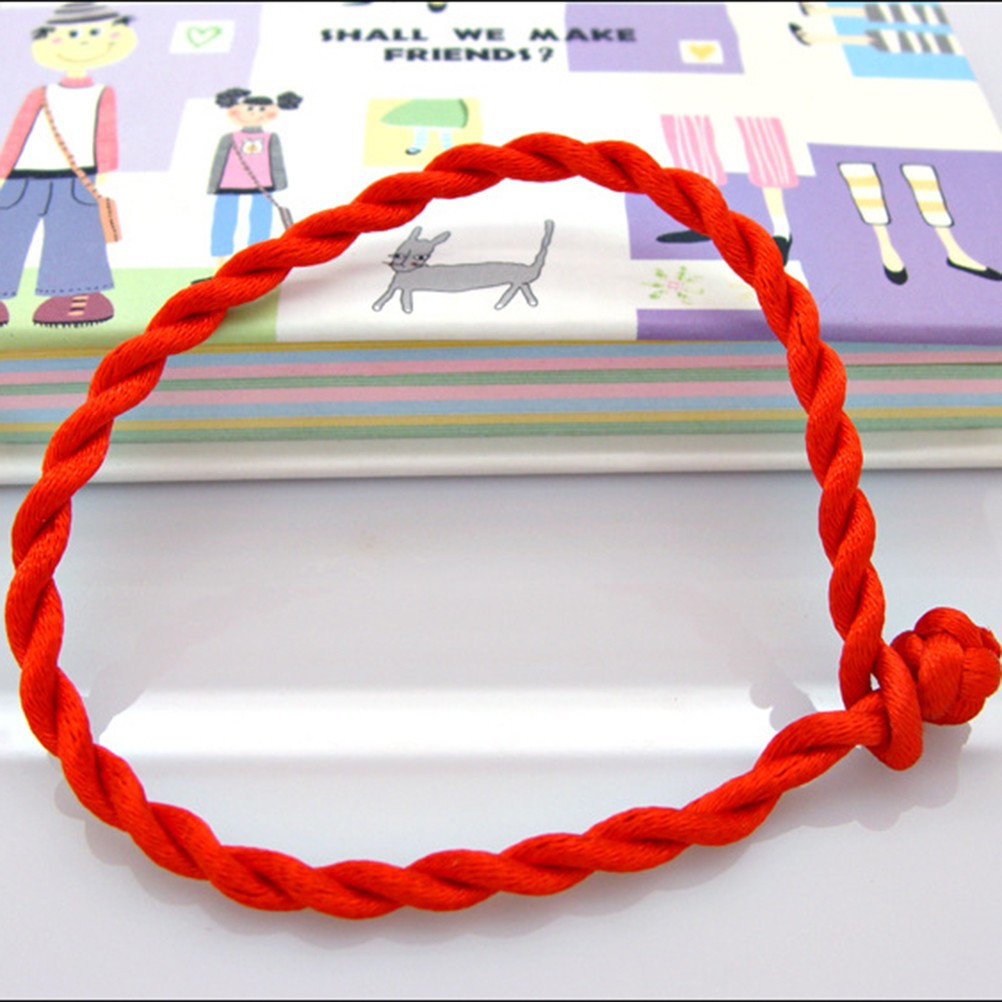 Red String Good Luck Fortune Bracelet Kabbalah Evil Eye Protection Jewelry 7″