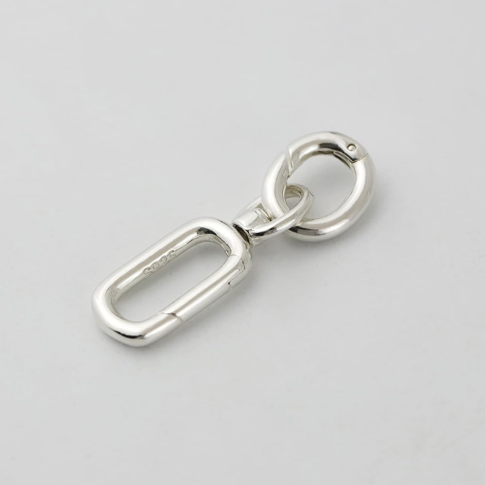 925 Sterling Silver Spring Double Clasp Bracelet Extender Necklace and Closures